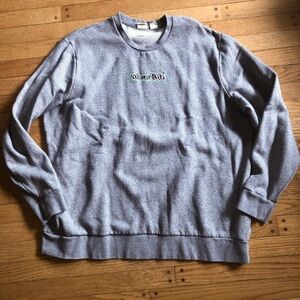 Levi's Silver Tab Logo Sweatshirt Mens XXL Heather Gray Long Sleeve NEW